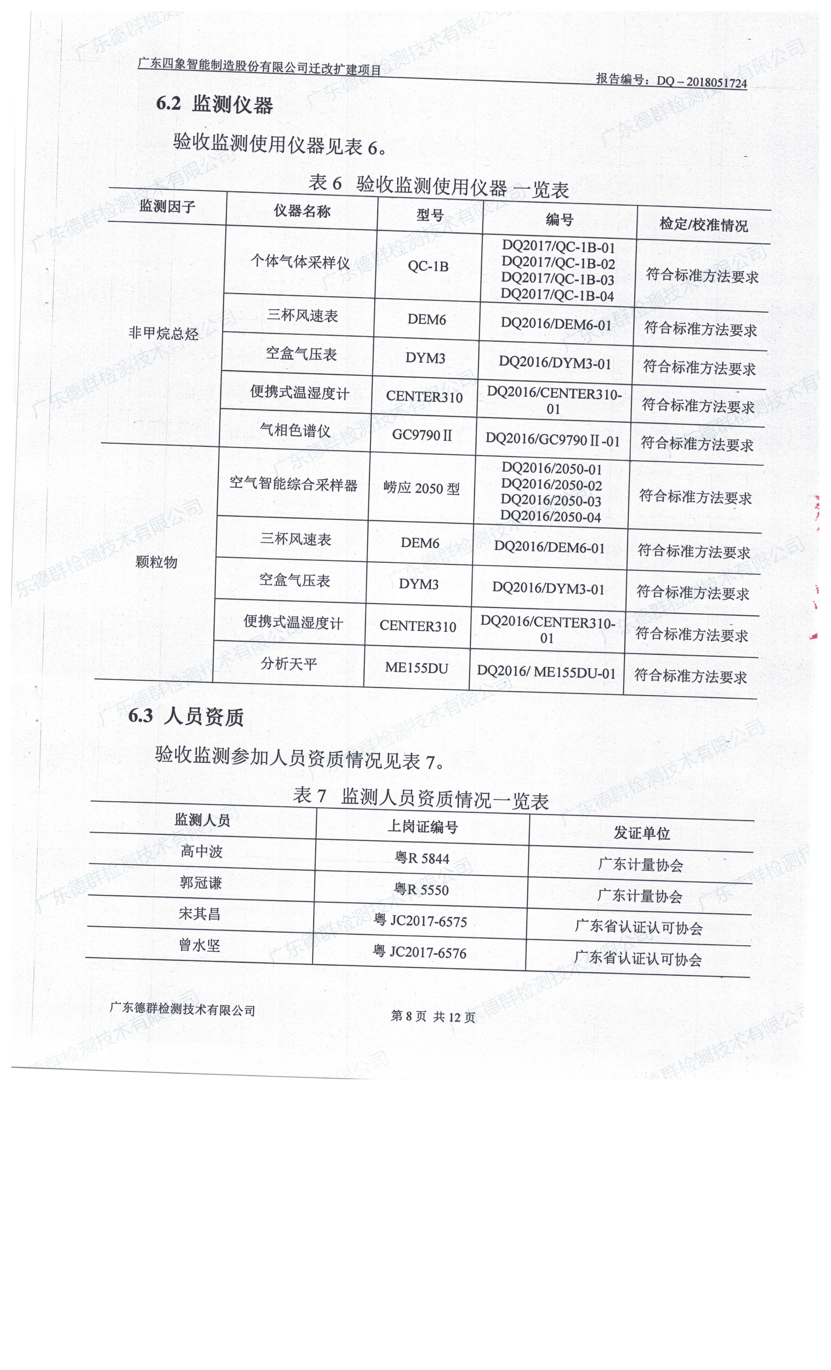 广东四象智能制造股份有限公司迁改建项目竣工环境保护验收公示